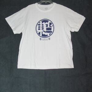 Uniqlo UT T Shirt Mens XXL White Blue Tokyo Designer Kosuke Kawamura Streetwear